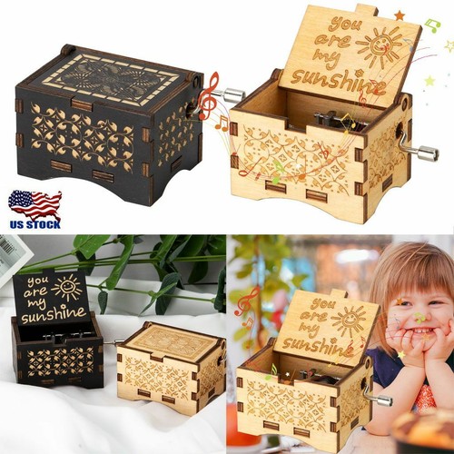 Wooden music box mom - wooden, mom/dad